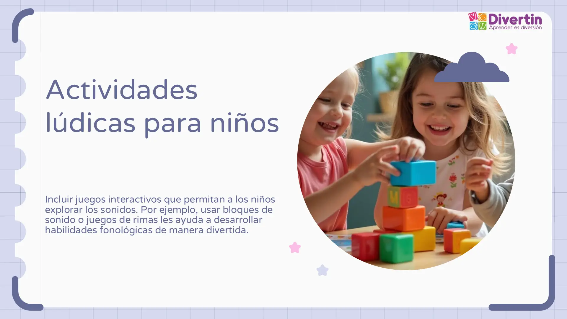 Actividades lúdicas para niños
